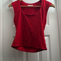 Woman’s Red  Shirt  