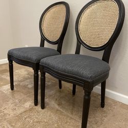 Dining Chairs - Cane back - (Wood) Brand New (Unused)
