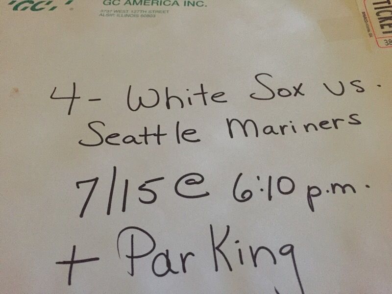 White. Six tickets
