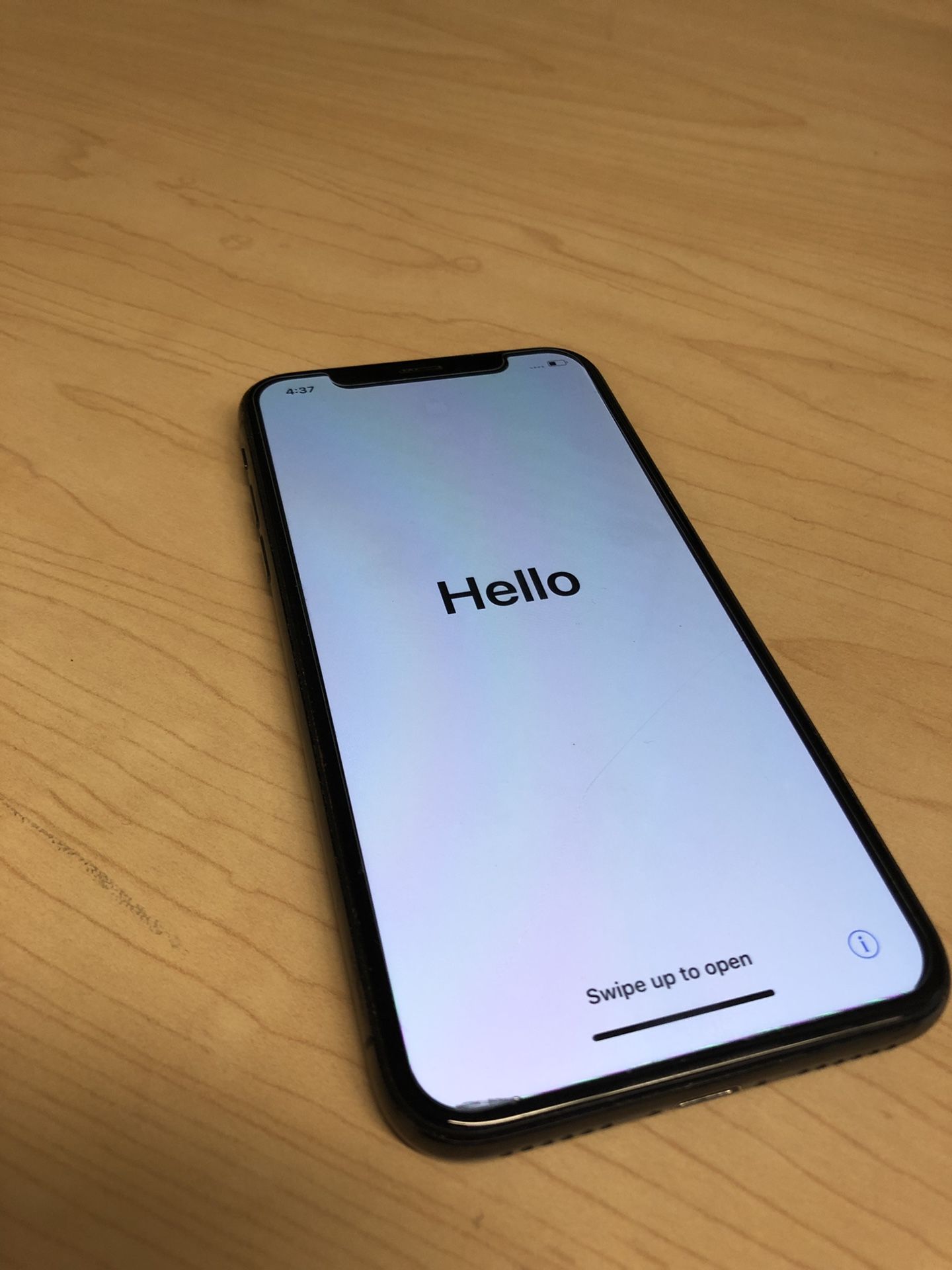 iPhone X 256GB unlocked. No scratches on screen or body.