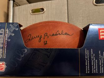 Terry Bradshaw Signed Football