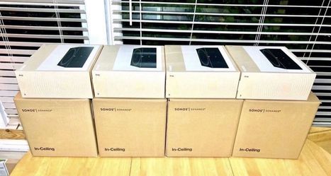 $6,762 Retail, Brand New Sealed!!  Includes The Warranty!  4 x Sonos Amps Sets With Total Of 8 Sonos In-Ceiling Speakers.