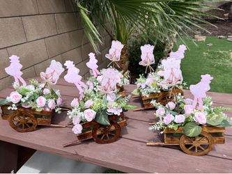 Cowgirl  centerpieces for party