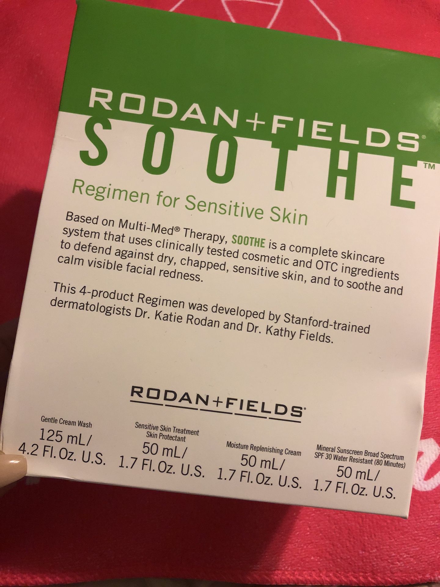 rodan + fields SOOTHE regimen for sensitive skin. COMPLETE set