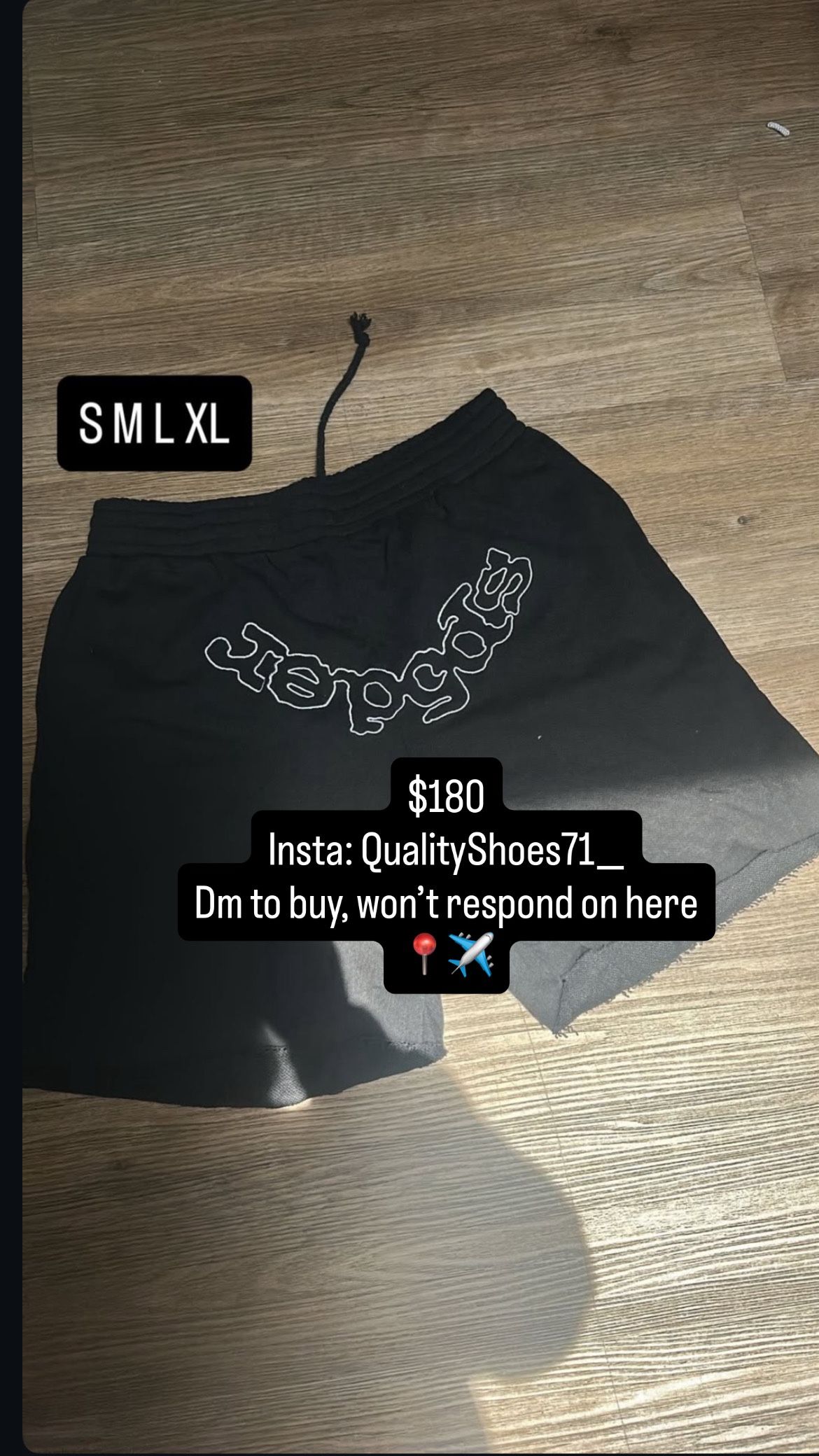 Black Spider Shorts
