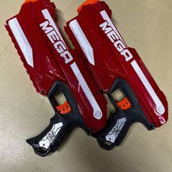 2 NERF mega Magnus Blaster