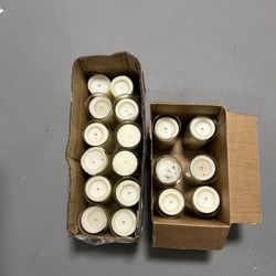 Tall Unscented Candles