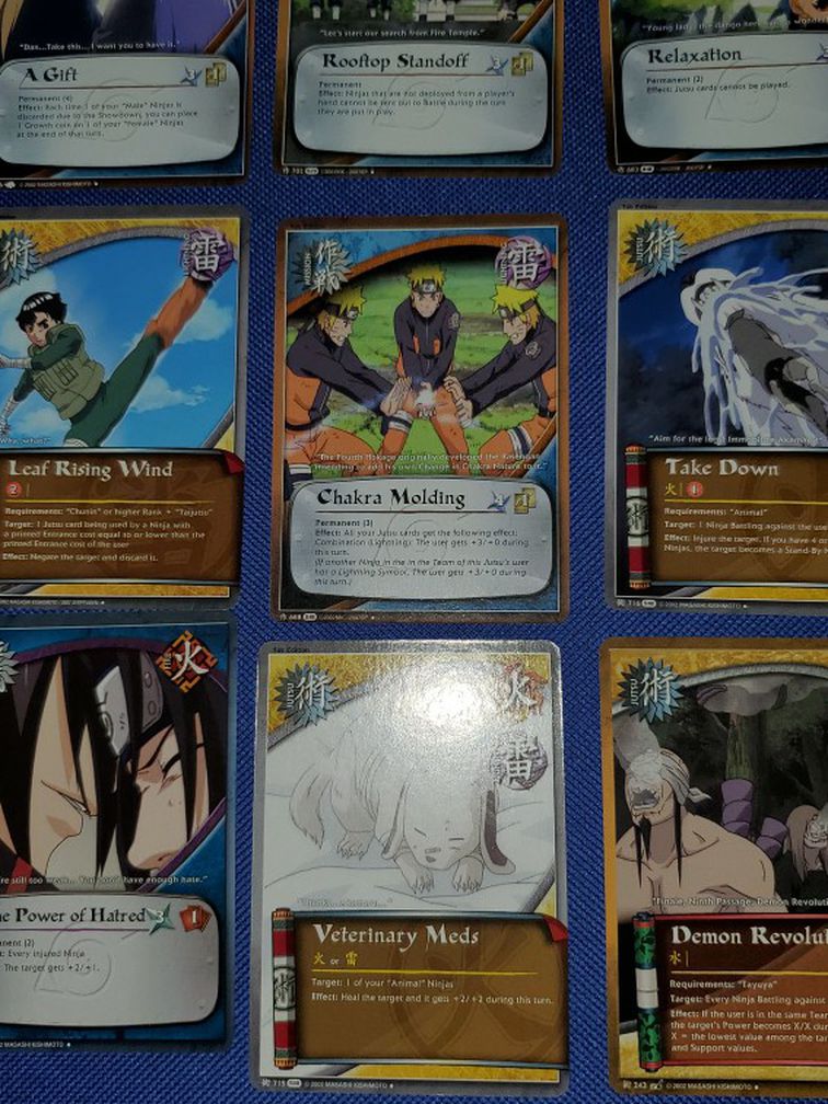 15 Uncommon Naruto Cards