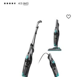 NEW ionvac ZipVac, 3-in-1 Corded Upright/Handheld Floor and Carpet Cleaner