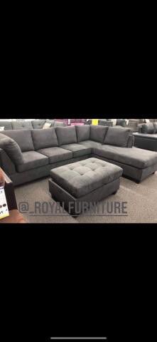 Gray sectional Sofa Set 