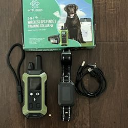 InteliPaws 2-In-1 Wireless GPS Dog Fence & Training Collar