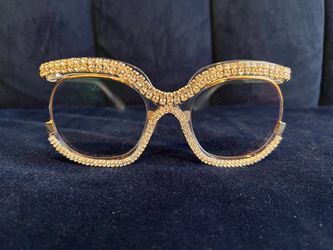 Rhinestone Designer Glasses