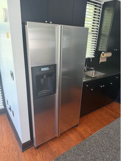 Steel fridge