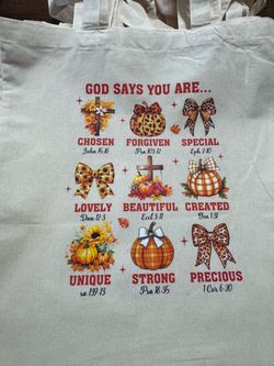 God says tote bag