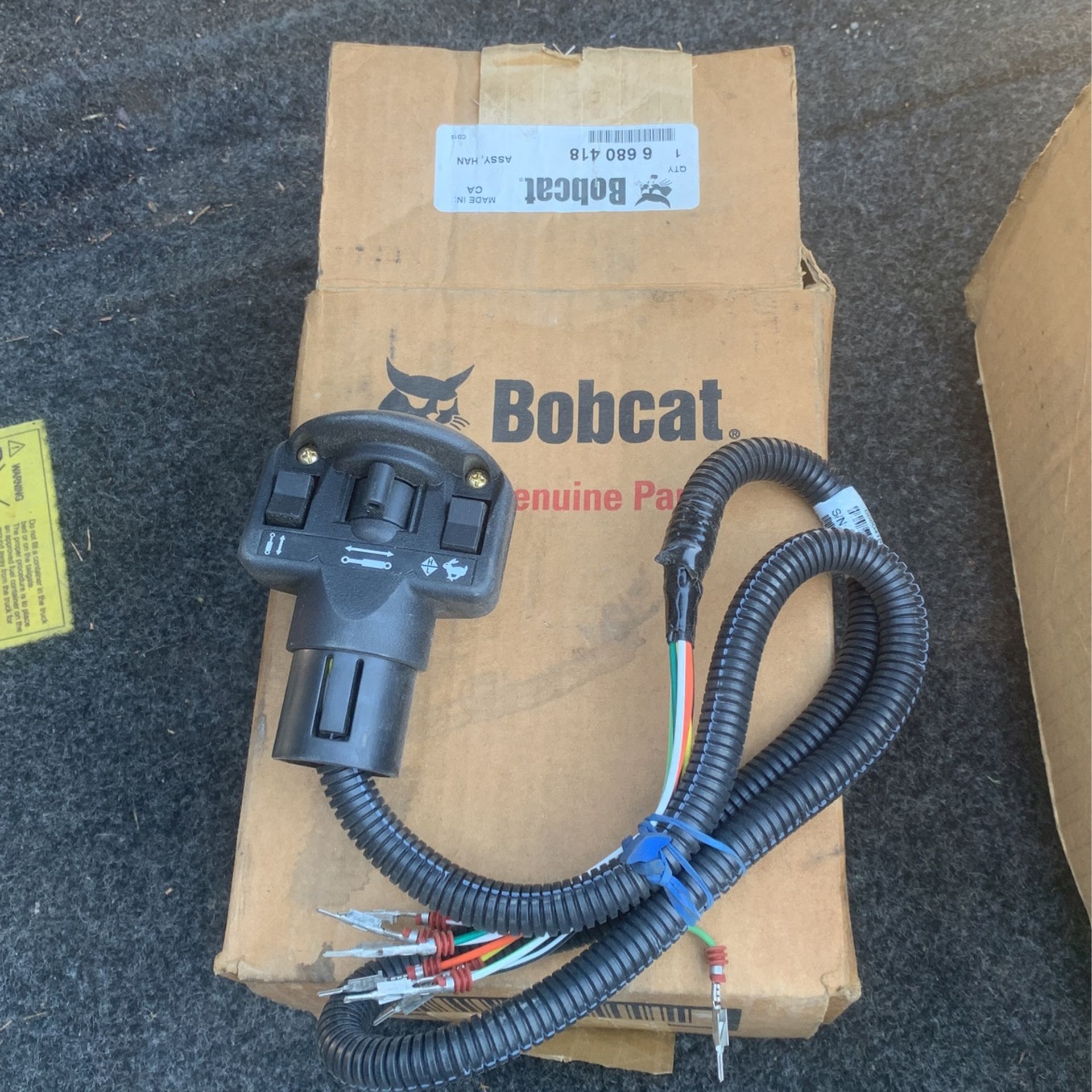 Control handle for Bobcat