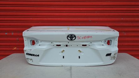 Toyota Corolla Rear Trunk Lid 2020-2023