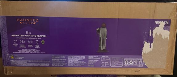 Haunted Living 6 Ft Animated Pointing Reaper