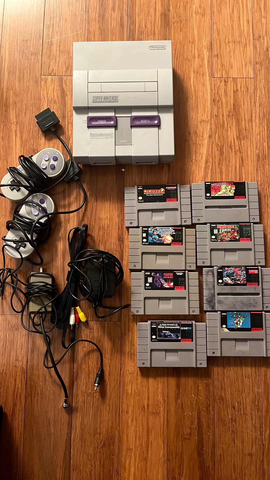 Super Nintendo Console W/Games