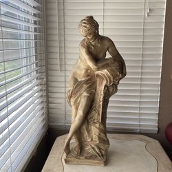 Old World Golden Statue 