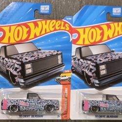 black widow '83 CHEVY SILVERADO Hot Wheels 