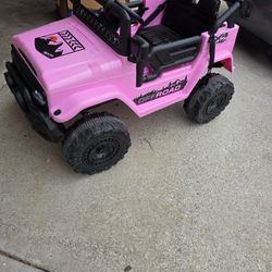 Pink Kids Jeep