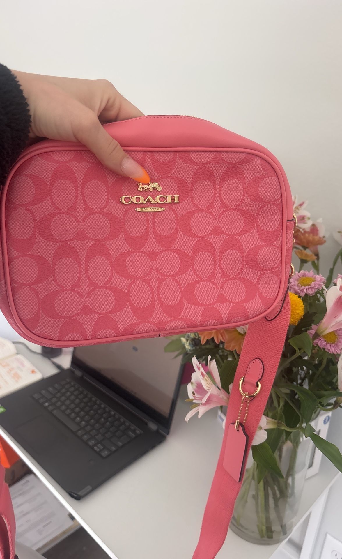 Coach Pink Camera Bag