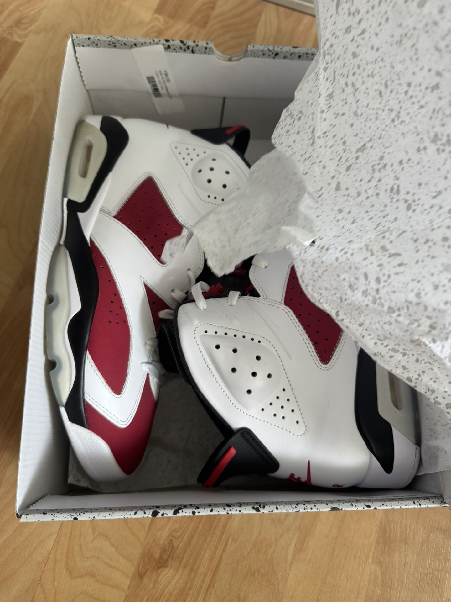 Jordan Retro Carmine 6’s Size 13