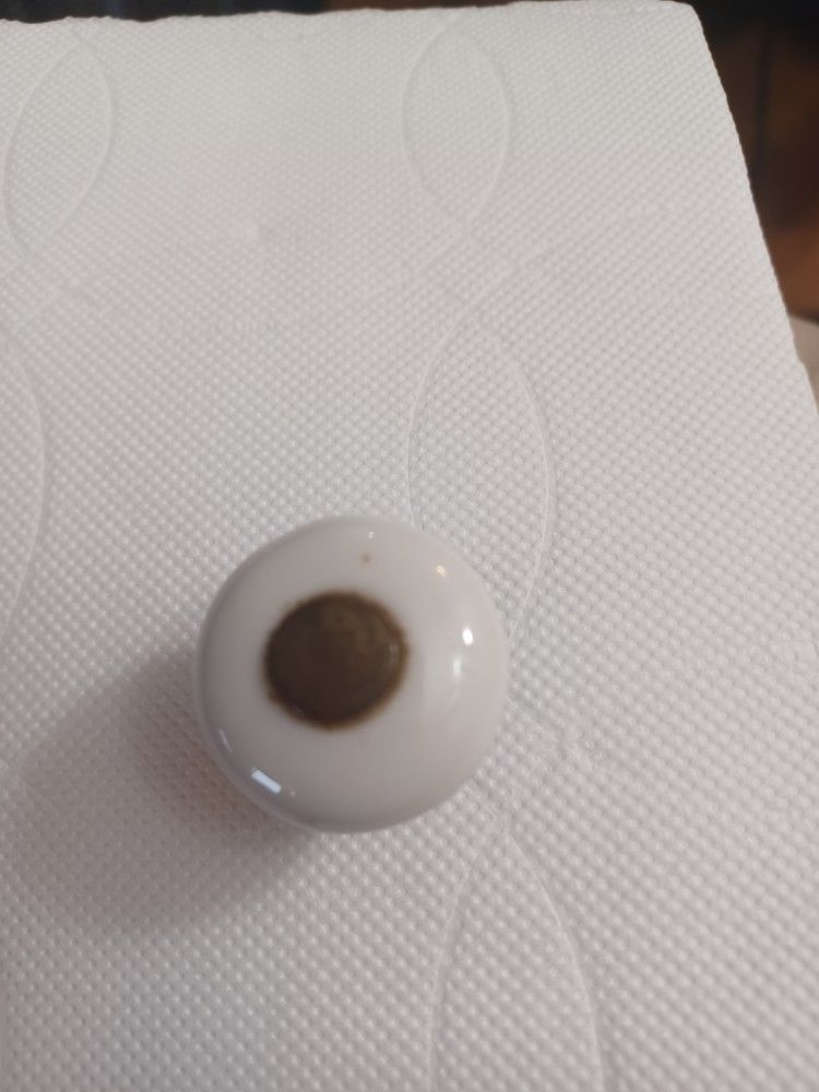 12 Vintage White Ceramic/China Drawer Pulls/Knobs