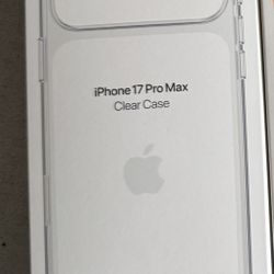 Apple Clear Case with MagSafe for iPhone 17 Pro Max