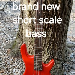 Brand New Short Scale Electric Bass Guitar 