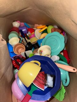 Large Lot of Kids Play Kitchen Toys