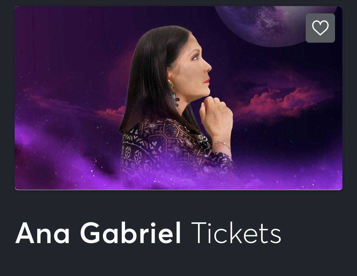 Ana Gabriel Concert Ticket (2)