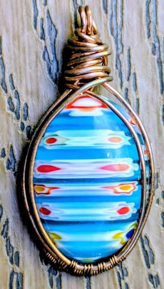 Millefiori Glass Pendant 