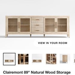 Crate & Barrel Media Console 