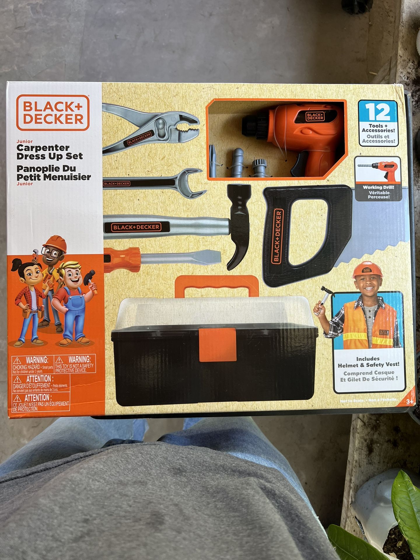 BLACK+DECKER Junior Carpenter Dress Up Set - 12pc