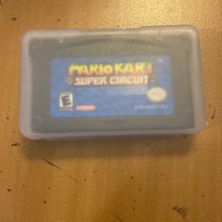 Gameboy Advanced Mario Kart Super Circuit 