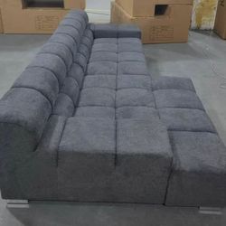 ✨GRAY FABRIC SECTIONAL 
