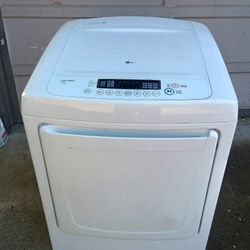 LG DLE1001W 7.3 cu ft Electric Dryer — Sensor Dry — $250 OBO