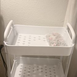 White utility cart