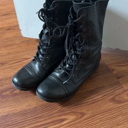 Aldo Black Booties Size 8.5