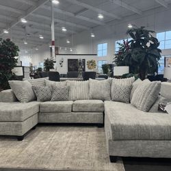 2 PIECE SECTIONAL - GREY