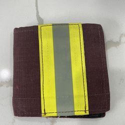 Black helmet Firefighter Wallet