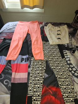 Large Pink or VS Yoga, Leggings or Sweats