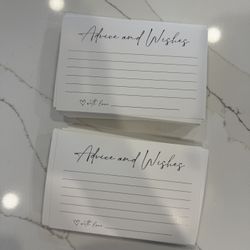 Advice & Wishes Cards 