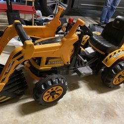 Battery Powered Ride On Digger For Kids
