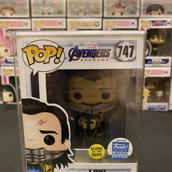 GITD Loki Funko Pop Funko Shop Exclusive Avengers Endgame