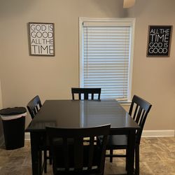 High Top Table, 4 Chairs 