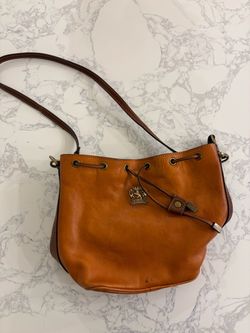 Vintage Pratesi Firenze leather bucket bag purse made in Italy Gucci Prada