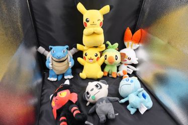 🎯 Huge Licensed Plush Toy Lot – Star Wars, Sonic, TMNT, DC, Scooby-Doo, Minecraft, Pokemon, +More! 🎯