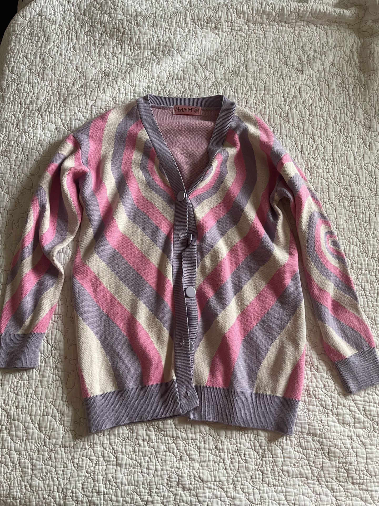 MyViolet Heart Cardigan